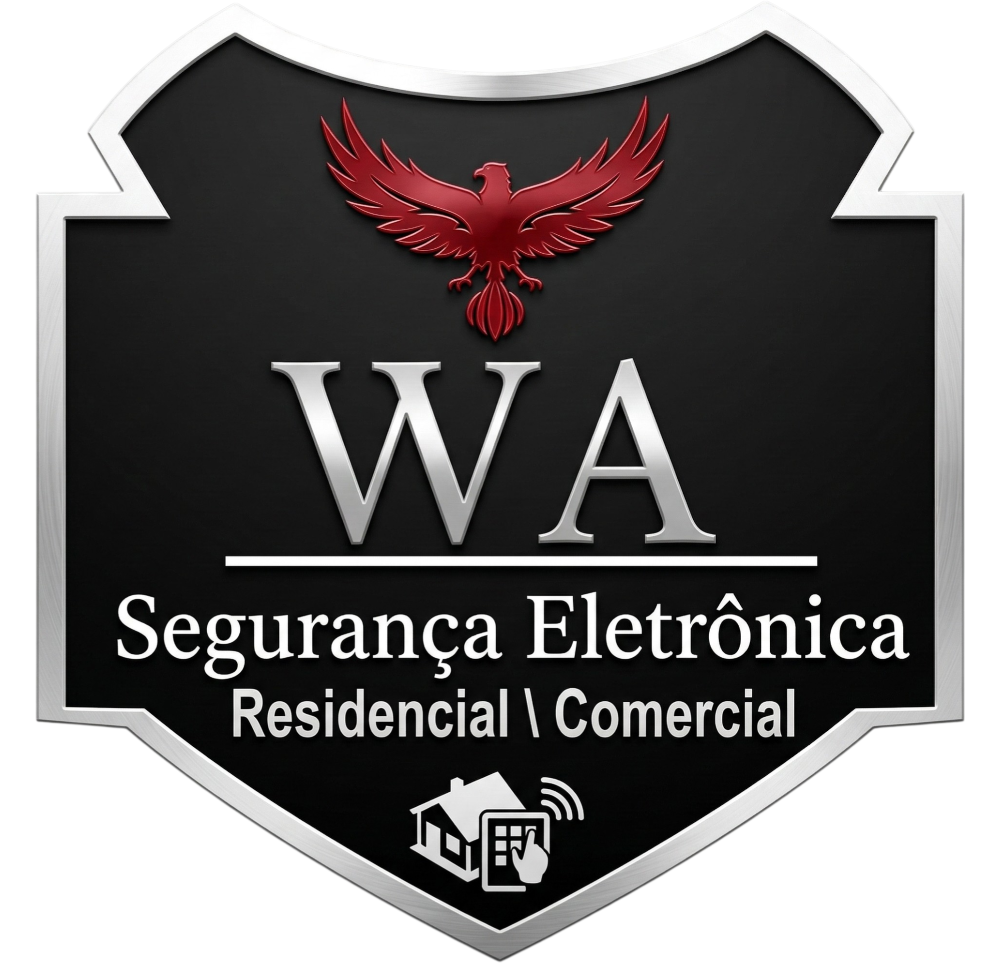 Logomarca WA Segurança Eletrônica